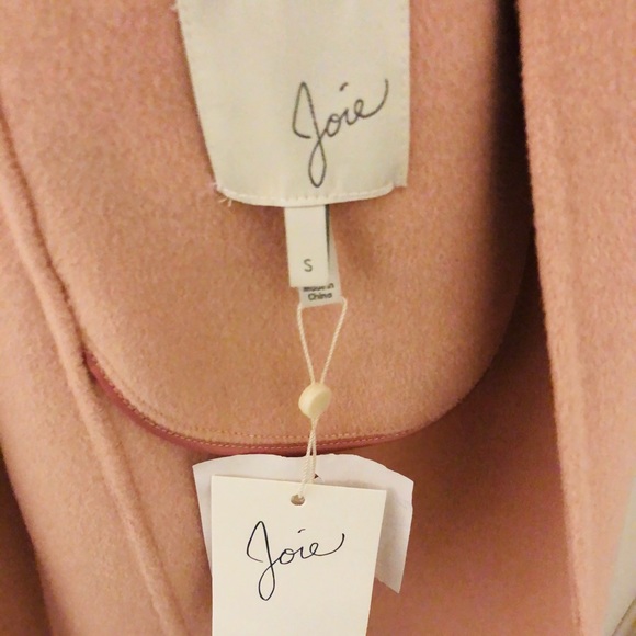 🔥SOLD🔥Joie NWT Pink Double Face Wool Blend Coat - Picture 6 of 8
